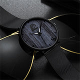 reloj hombre Mens Fashion Ultra Thin Minimalist Watches Men Business Stainless Steel Mesh Belt Quartz Watch relogio masculino