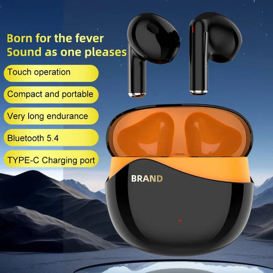 Max 90 Wireless TWS Earbuds BT 5.4 Waterproof In-Ear Gaming Earphones Non-Noise Cancelling LED Flashlight