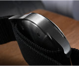 VH31 Men's 36mm Simple Style Watch Mechaquartz Movement Analog Display 10 Bar Luminous Nylon Strap 30mm Dial Diameter Diver