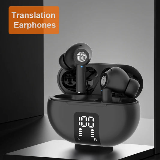 2 in 1 Wireless Translator Earbuds M10 Smart Translation 150 Language Translator Device TWS Earphones Headphones