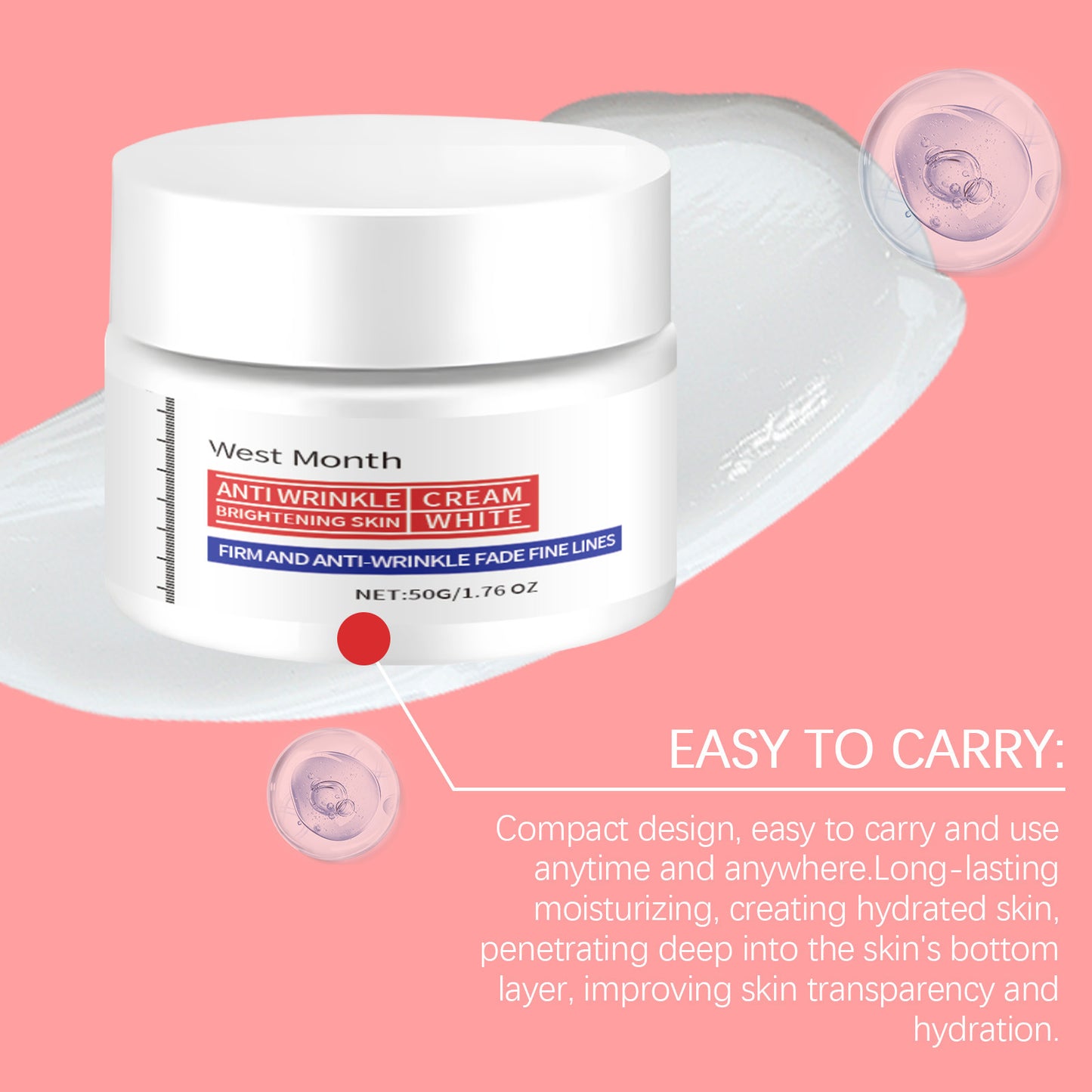 Brightening Face Cream Fade Blemish Glowing Moisturizing Firming Lightening Dark Rejuvenating Hydrating Korean Skin Care Product