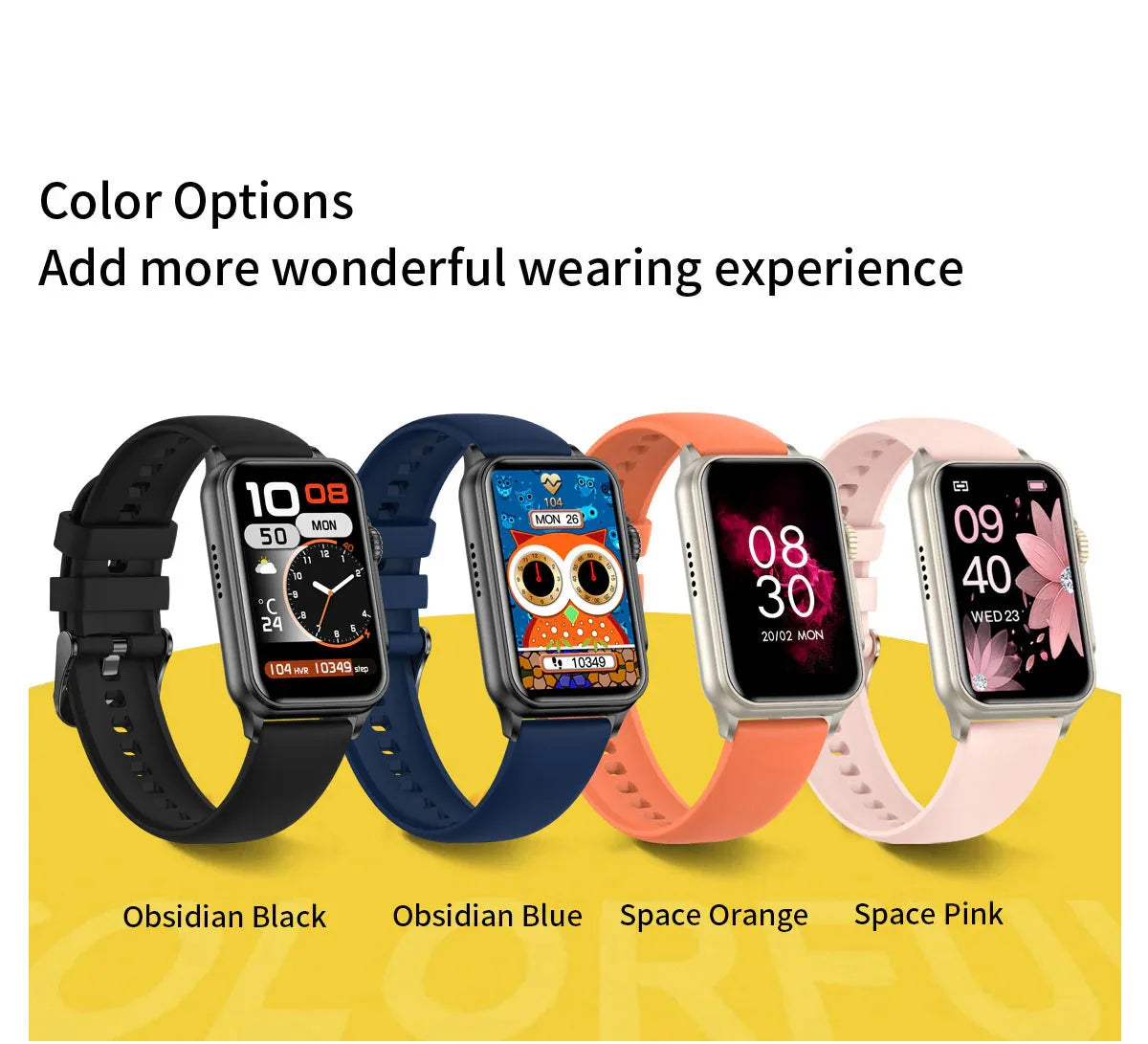 H23 Smart Watch Women 1.57 Inch HD Screen Zinc Alloy Shell Mirror Glass 200+Wallpaper Bluetooth Calls Sports Fashion Smartband - Wear444