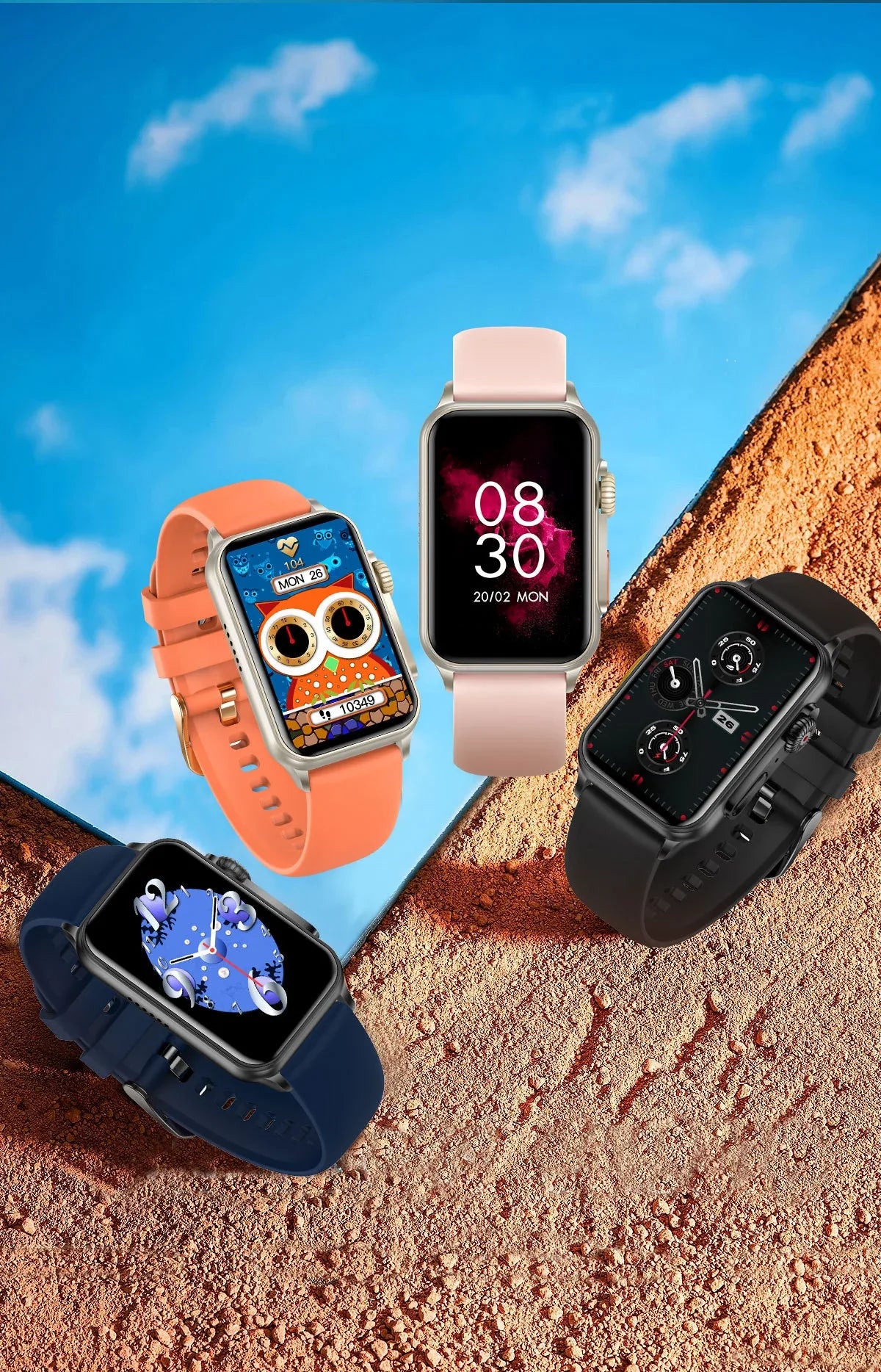 H23 Smart Watch Women 1.57 Inch HD Screen Zinc Alloy Shell Mirror Glass 200+Wallpaper Bluetooth Calls Sports Fashion Smartband - Wear444