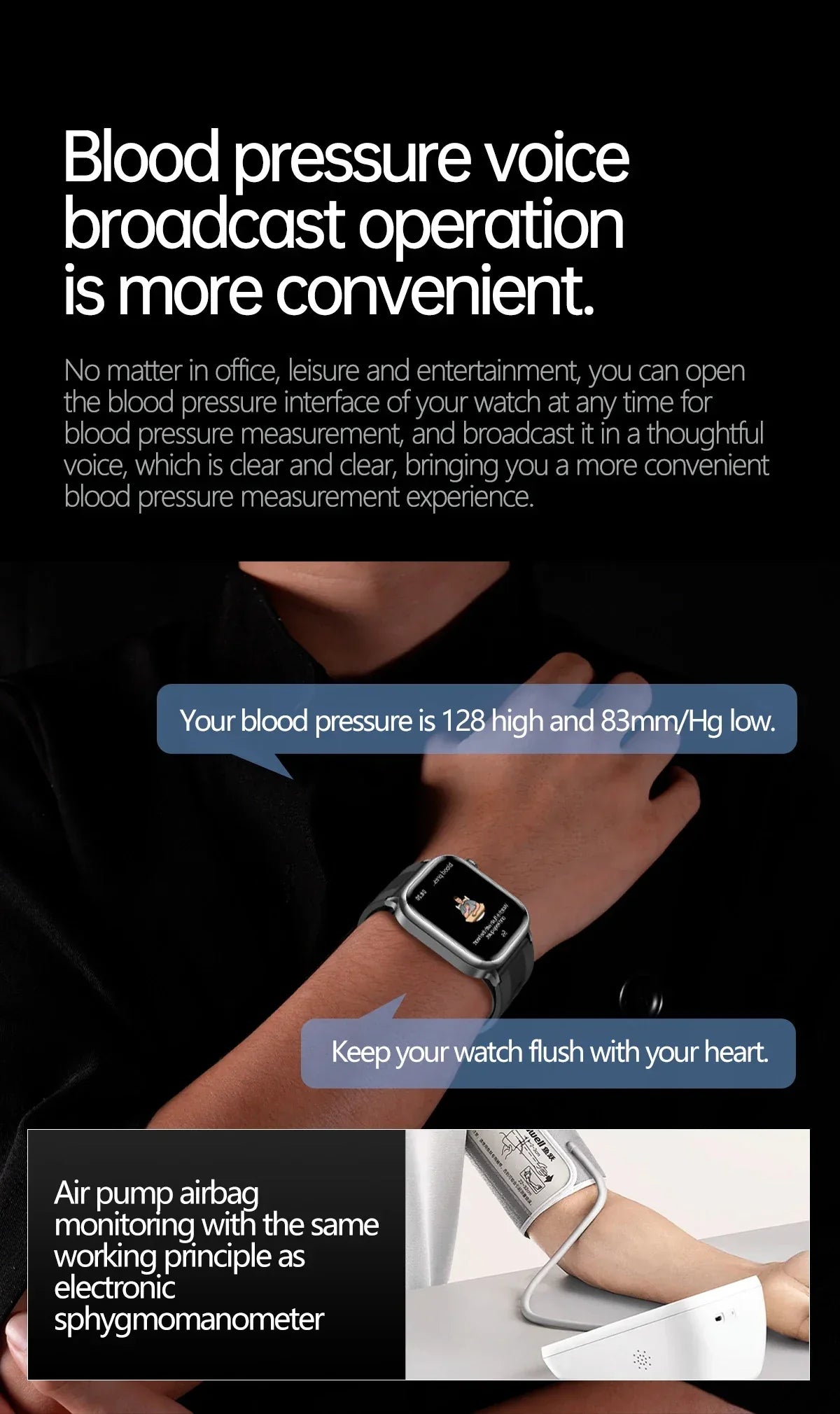 2025 New Ultra Air Bag SmartWatch Men Blood Fat ECG+PPG Blood Pressure Broadcast NFC HD BT Call Health Bracelet Woman - Wear444