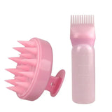 1-4pcs Hair Oil Dispenser Bottle Root Comb Applicator Dispenser For Hair Oil Reusable Scalp Massager Shampoo Brush Dye Hair Tool