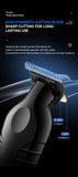 Kemei Hair Clipper Kit for Men, Electric Shaver, Hair Trimmer, Professional Cutting Machine, KM-2290, KM-2293, KM-1102