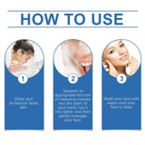 Hyaluronic Acid Cleansing Foam Gentle Moisturizing & Nourishing Oil Control Brightening Rejuvenation Face Wash Foam Face Cleanse