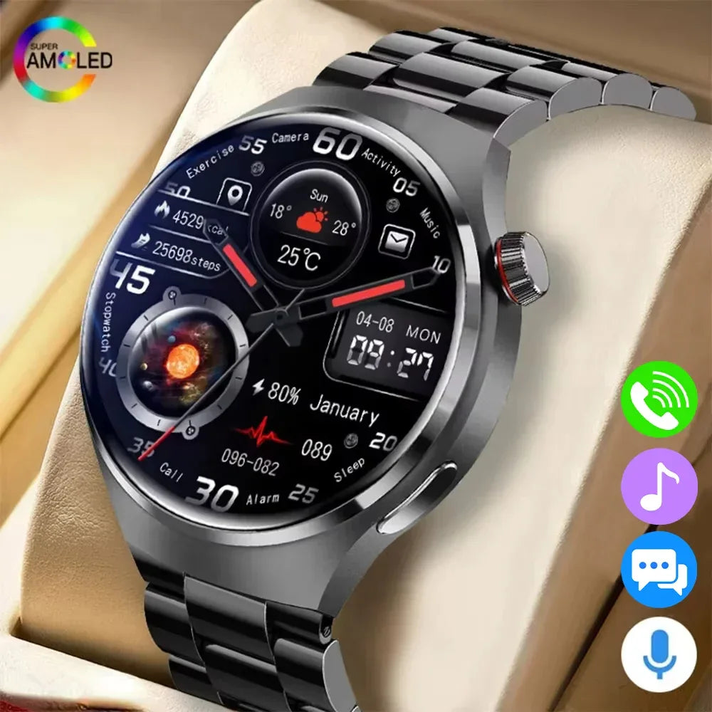 G.L Wear 2025 New Men's Smart Watch HD Display Health Tracking Bluetooth Calling Voice Assistant Sports Smartwatch - Wear444