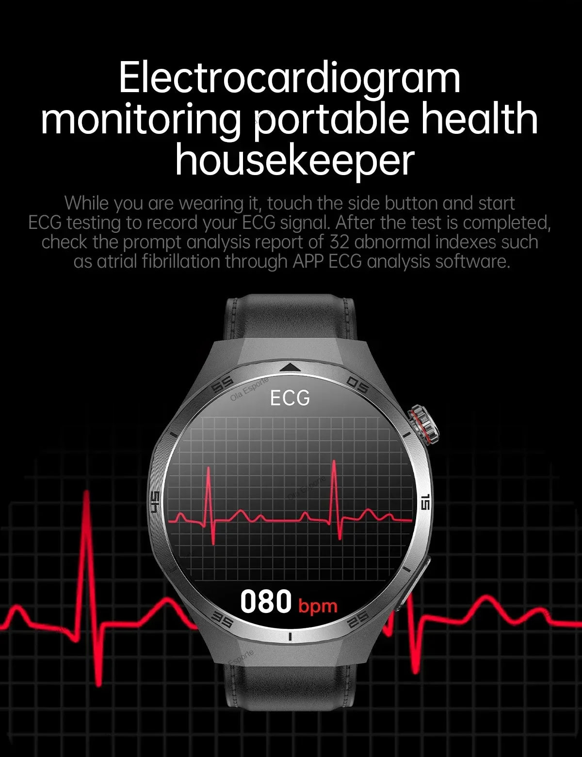 2026 Watch 5 Pro GPS Track Smart Watch Men 360*360 AMOLED Screen BT Call Fitness IP68 Waterproof Health Monitor Man Smartwatches - Wear444