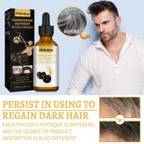 White To Black Hair Oil Herbal Repair Nourish Moisturize Scalp Treat White Hair Dry Damaged Hair For Daily Hair Care