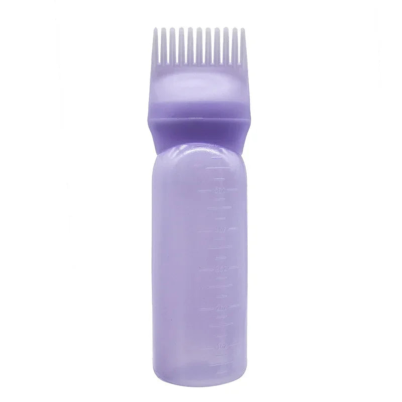 1-4pcs Hair Oil Dispenser Bottle Root Comb Applicator Dispenser For Hair Oil Reusable Scalp Massager Shampoo Brush Dye Hair Tool