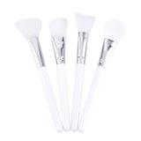 4Pcs/set White Makeup Silicone Facial Mask Brush Professional Mud Cream Brushes DIY Skin Care Foundation Cosmetic Beauty Tool