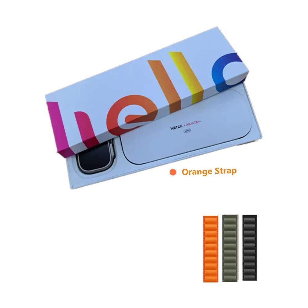 2025 Newest Smart Watch H14 Ultra Plus Hello Watch 3 Series Amoled Screen 49mm Heart Rate Music Sport Mode Smartwatch Men Women - Wear444