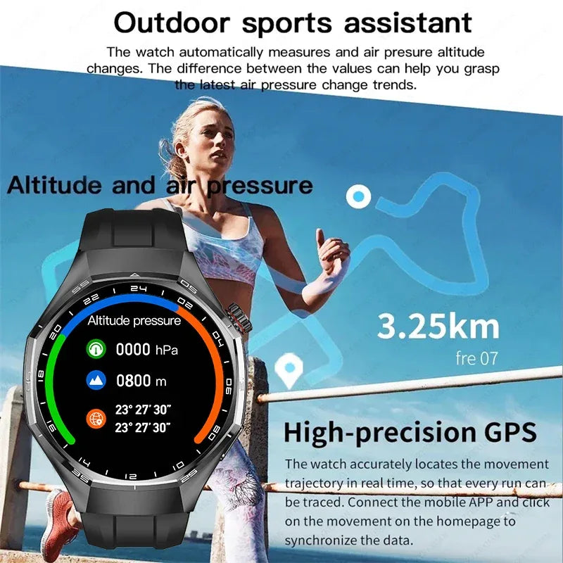 2026 New Upgrade Watch 6 Max GPS Workout Tracking Heart Rate Blood oxygen AMOLED Bluetooth Call Sport Waterproof Smart Watch - Wear444