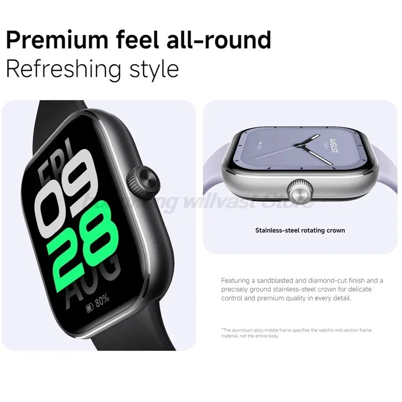 Global Version Xiaomi Redmi Watch 5 Smartwatch Bluetooth Phone Call 2.07'' Display 550mAh Battery Health Monitoring Sports Mode - Wear444