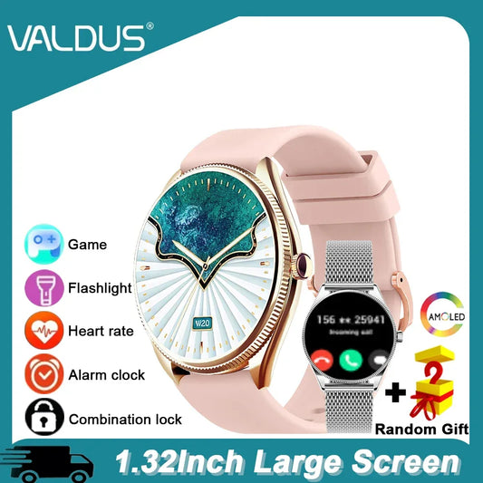 VALDUS VL60 Pro 2025 New Smartwatch For Women Men AMOLED Screen Bluetooth Call IP68 Waterproof Fitness Sports Smart Watch Gift - Wear444