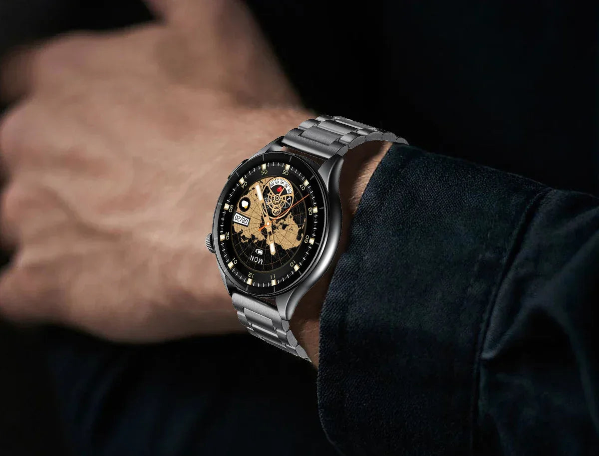 2025 New NFC+ECG+PPG Health Smart Watch BMI Fat Heart Rate Blood Pressure Watch 380mAh BT Call IP68 Waterproof Sports Bracelet - Wear444