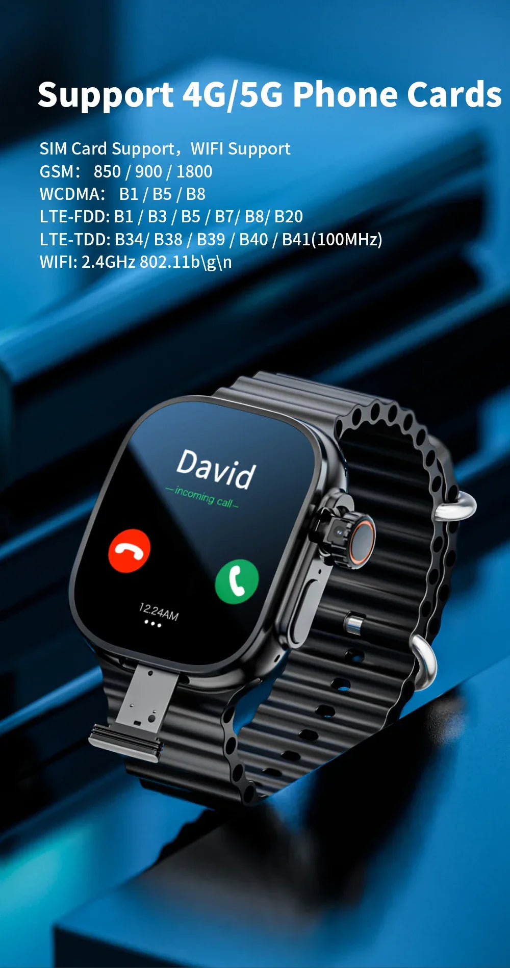 Curved Display S10 Ultra 3 Smartwatch JC02 Pro Smart Watch With 190° Rotary Camera NFC GPS WIFI Compass 2.26inch Amoled Screen - Wear444