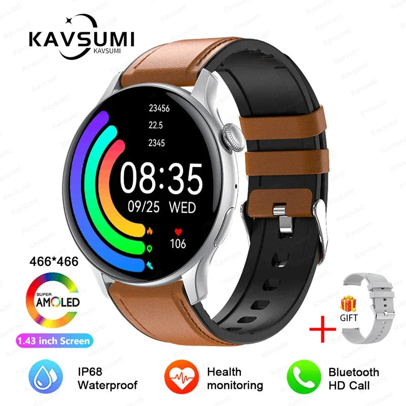 Smartwatch for Women AMOLED Screen Always Display Time NFC IP68 Waterproof Sports Call Women Smart Watch For Women Custom dial - Wear444