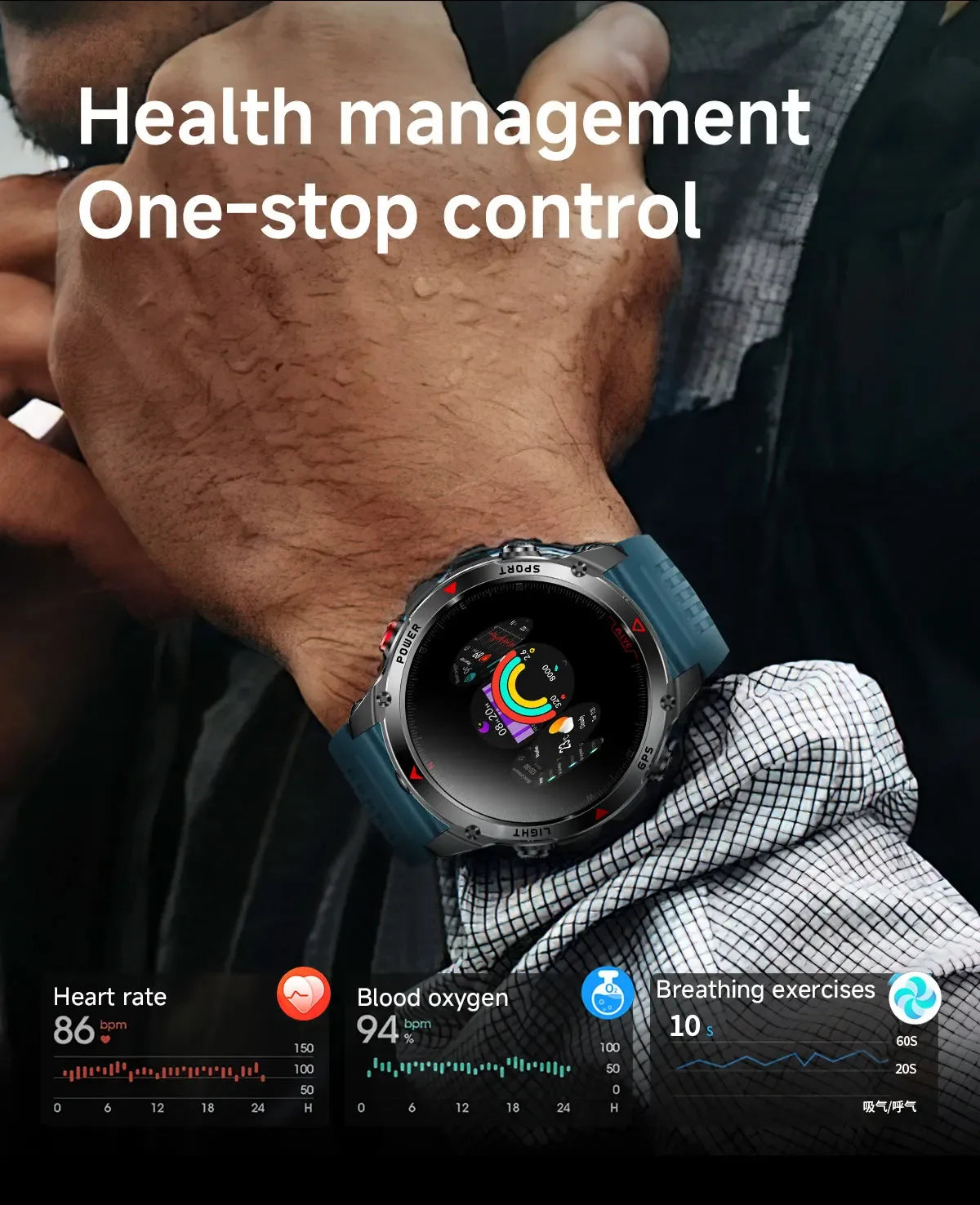 2025 New Women's Fashion Sports Smart Watch Built in GPS 3ATM Waterproof Bluetooth Call Health Monitoring Smartwatches For Women - Wear444