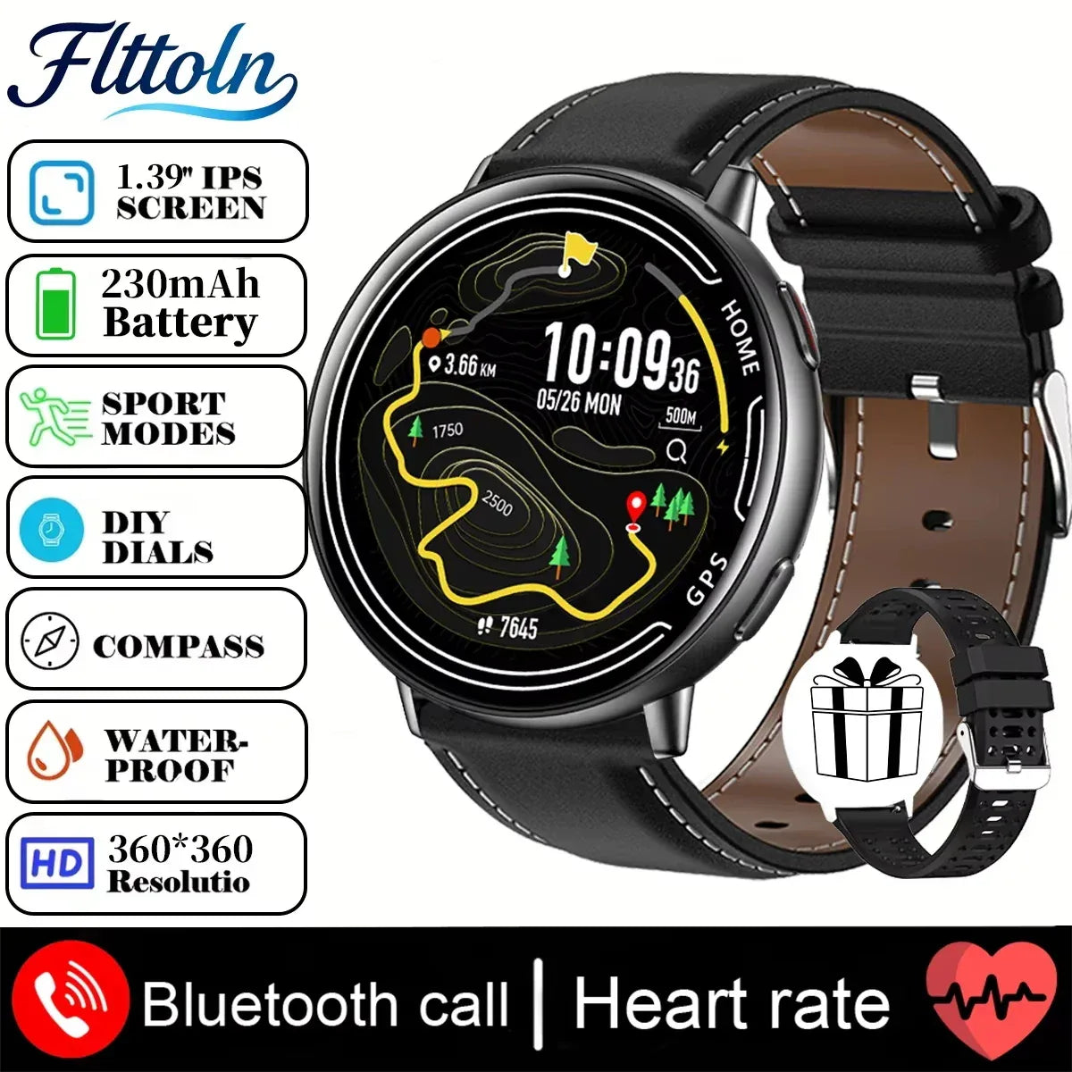 For Amazfit Active 2 GPS smartwatch for Men and Women, Ai GPT Amoled waterproof sports smartwatch Compass NFC BT call watch New - Wear444