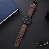 Leisure Men's Wristwatch Quartz Leather Strap Watches Masculino Relogio Fashion Male Calendar Clock Out-door Reloj Hombre