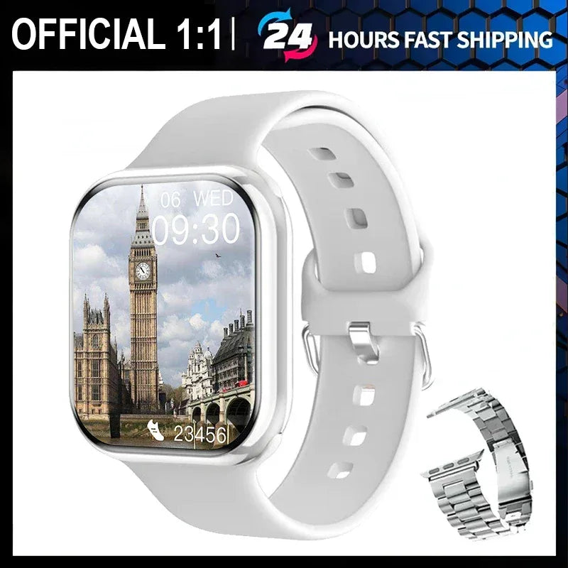 2025 New Series IW9 Watch 9 GPS Track Smart Watch Men Woman HD Bluetooth Call IP68 Waterproof Sports Smart Watch For Android IOS - Wear444