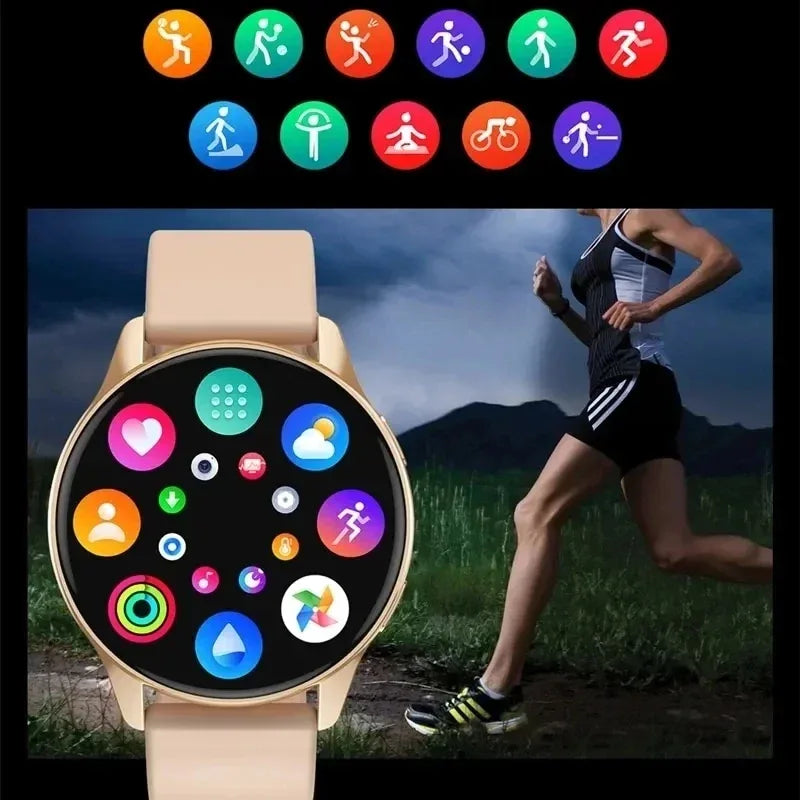 LIGE Women Smart Watch For Men Bluetooth Call Waterproof Watch Sport Fitness Health Monitoring Smartwatch Ladies For Android IOS - Wear444