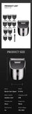 Electric Hair Clipper Professional Electric Cordless Hair Beard Trimmer 0.1mm Bald Head Self Hair Cutting Machine for Men