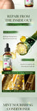 Hair Growth Essential Oil Rosemary Mint Hair Strengthening Oil Nourishing Treatment for Split Ends and Dry Organics Hair Care