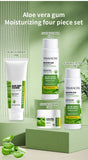 YIMIAOSI Squalane Aloe Vera Water Lotion Skin Care Set Facial Cleanser Essence Cream Water Lotion Set Skin Care Products