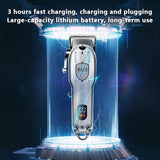 Hair Clipper Professional Electric Hair Clipper Rechargeable Hair Trimmer Machine Men's Electric Shaver Barber Cutting Machine