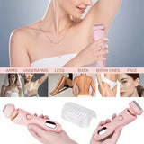 2in1 Remove Hairs Female Electronic Shavers Body Epilator Shaving Hair Removal Ladies Electric Shaver Machine for Women