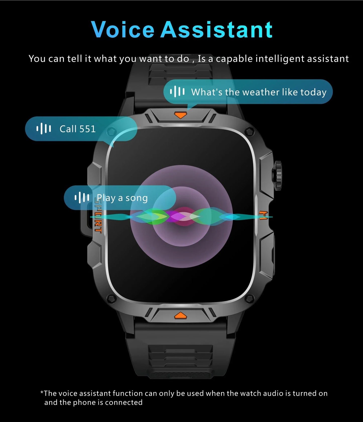 2025 Outdoor Sports Smart Watch GPS Tracker 5ATM Flashlight 1.96" HD Display Screen Bluetooth Call Men Fitness Watches - Wear444