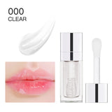 Hot Clear 6ml Crystal Jelly Moisturizing Lip Oil Plumping Lip Gloss Sexy Plump Lip Glow Oil Tinted Lip Plumper Lips Makeup