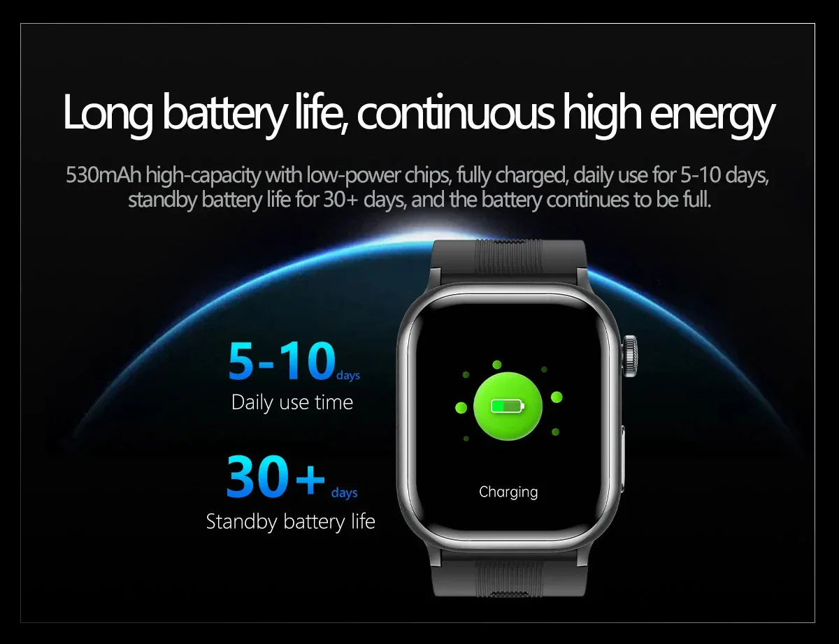 2025 New Ultra Air Bag SmartWatch Men Blood Fat ECG+PPG Blood Pressure Broadcast NFC HD BT Call Health Bracelet Woman - Wear444