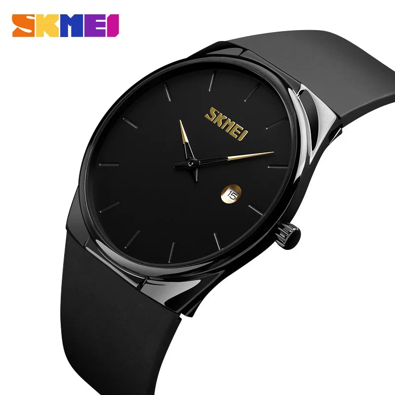 SKMEI Fashion Quartz Watches For Men Women Casual Simple Luxury Male Wristwatches 3Bar Waterproof Date Female Watch Reloj Hombre