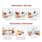 Electric Hair Care Comb Micro Current Massage Comb Hair Conditioner LED Colored Light Radio Frequency Hot Compress Scalp Care