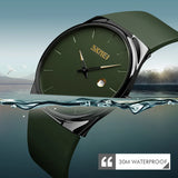 SKMEI Fashion Quartz Watches For Men Women Casual Simple Luxury Male Wristwatches 3Bar Waterproof Date Female Watch Reloj Hombre