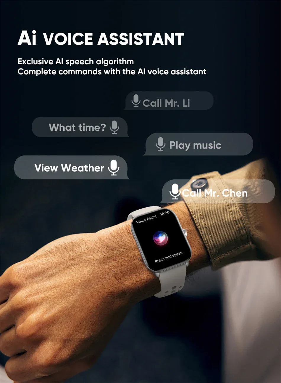 New Watch 5 Global Version Men Women HD AMOLED Display Sports Fitness Heart Rate Bluetooth Call GPS Track Waterproof Smart Watch - Wear444