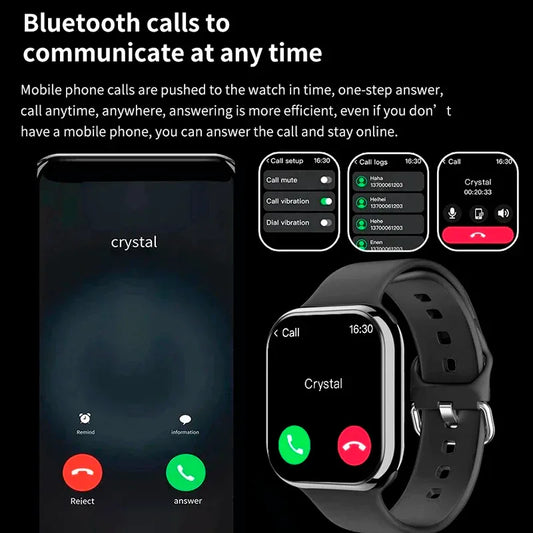 2025 New Smart Watch Women Ultra Series 8 GPS NFC Smartwatch Men BT Call Waterproof Wireless Charging 1.85 inch Screen Watch 10