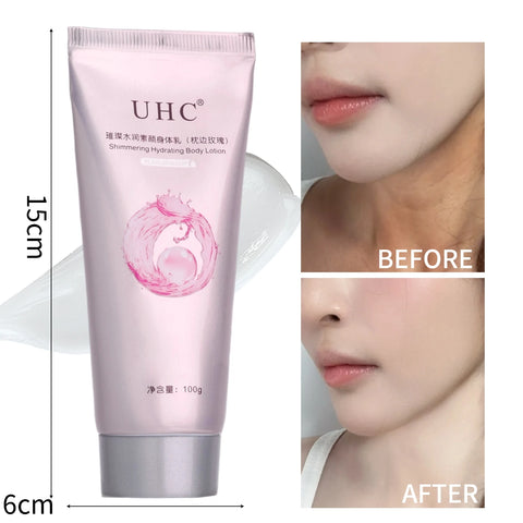 100g Brighting Skin Tone Moisturizing Body Lotion  Long-Lasting Hydration Refreshing Whitening Body Lotion Easy To Apply Makeup