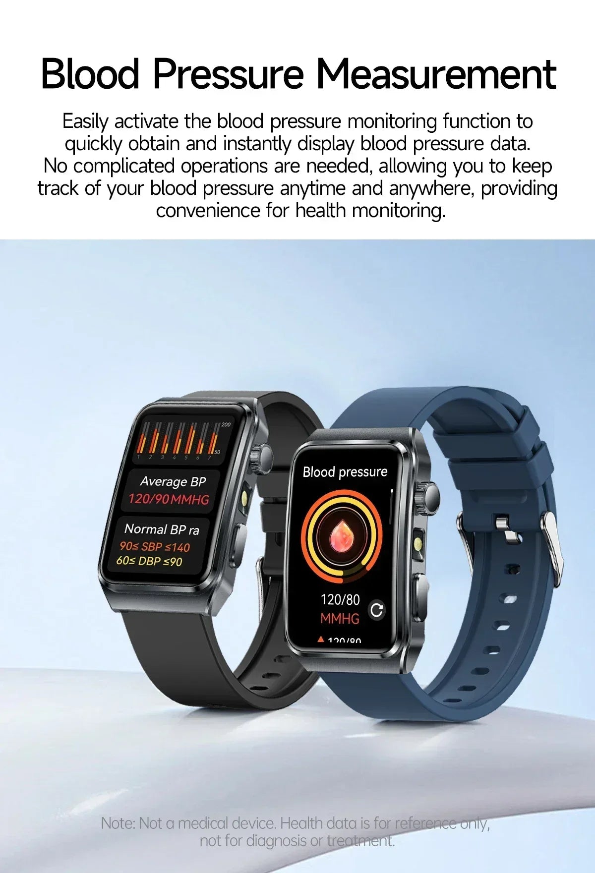 2025 New Nursing Grade ECG+PPG Pulse therapy Smartwatch Men Blood lipid Uric acid Bluetooth call Health Bracelet For Android iOS - Wear444