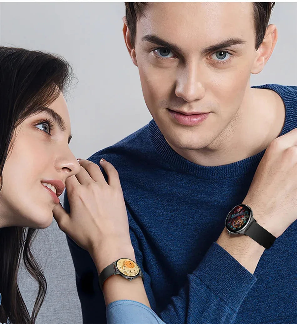 For Huawei Xiaomi New Ultra Thin Smart Watch Women Screen Always Display Time Sports Bracelet Bluetooth Call Fashion Smartwatch - Wear444