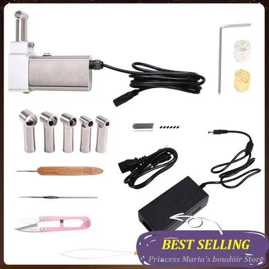 Instant Dreadlocks Hair Making Machine Easy DIY Semi-Automatic Dreadlock Machine Forlong Human Hair EU Plug