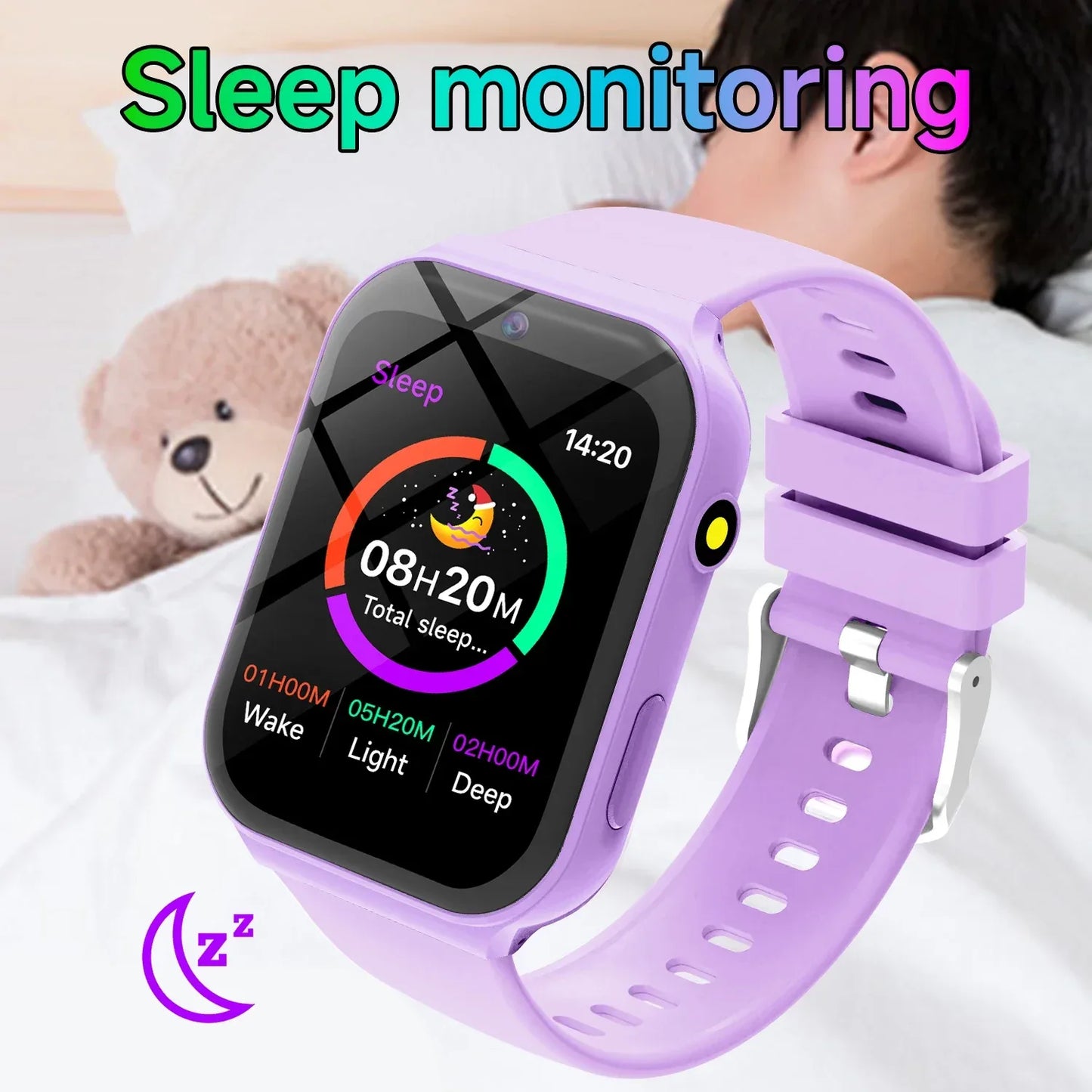 2025 New Smartwatch For Kids HD Camera Flashlight Study Partners Multi Games Calculator Children's Day Birthday Gift Boys Girls - Wear444