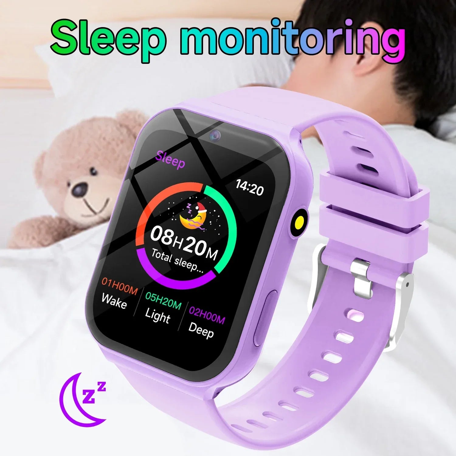 2025 New Smartwatch For Kids HD Camera Flashlight Study Partners Multi Games Calculator Children's Day Birthday Gift Boys Girls - Wear444