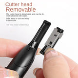 Detachable Electric Eyebrow Trimmer Multi-purpose Rotatable Hair Shaving Machine Usb Charging Precision Hair Remove Tools
