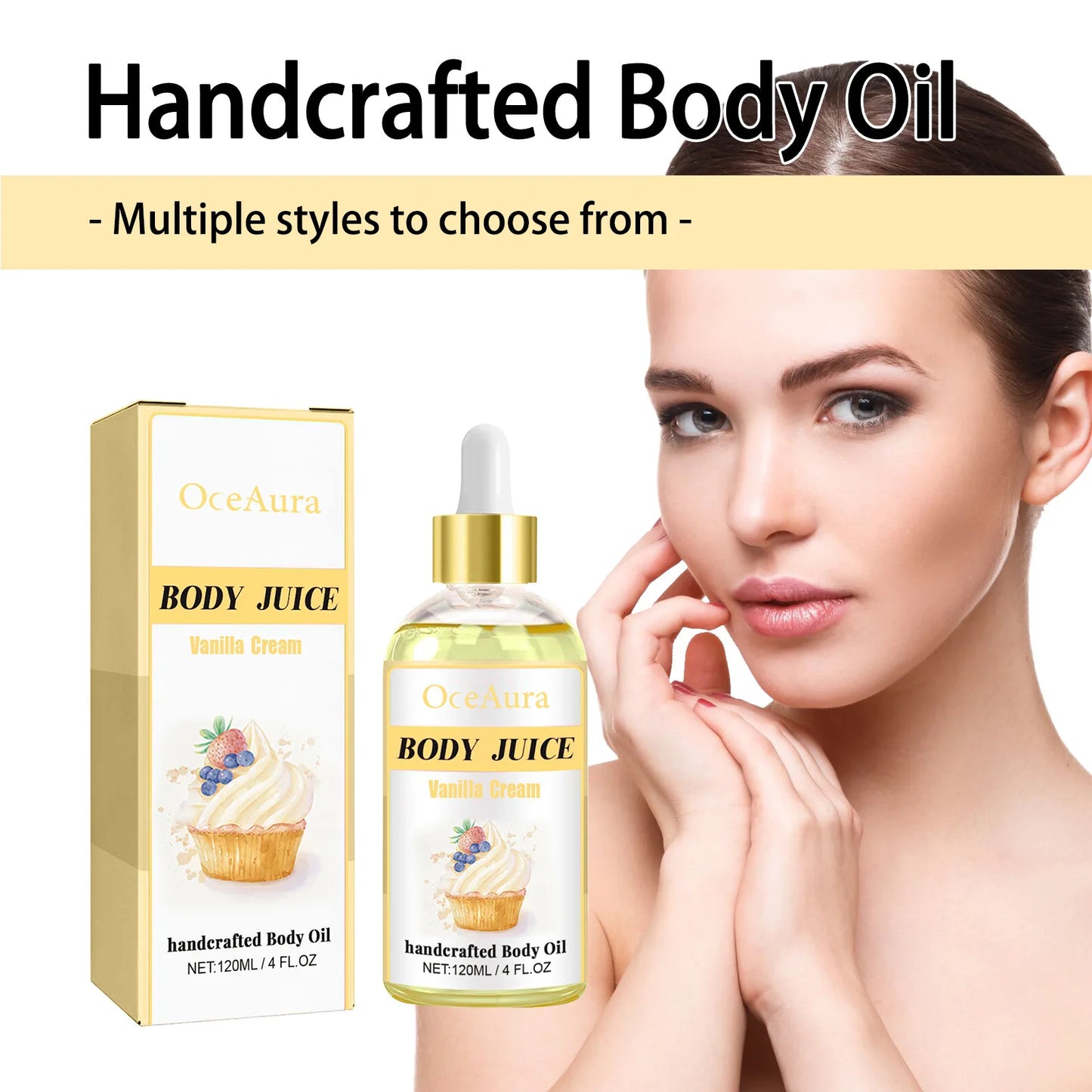 Brighten Body Essential Oil Anti-Aging Lightening Spots Relax Spa Smear Lasting Fragrant Purify Pore Sooth Firming Emollient Oil