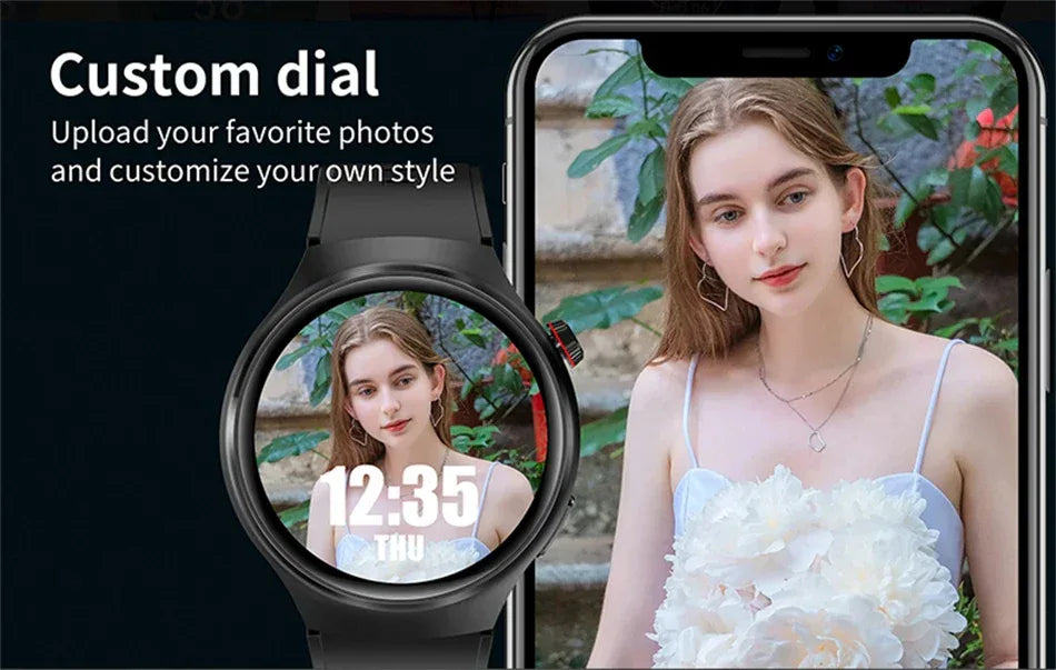 Gift Man Health Monitor Waterproof BT Call NFC AMOLED Screen 360*360 GPS Track Compass New military GT4 Pro 2026 SmartWatch Men - Wear444